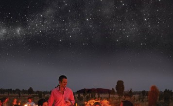 4 dining experiences at Uluru, Central Australia Dining under the stars with Sounds of Silence.