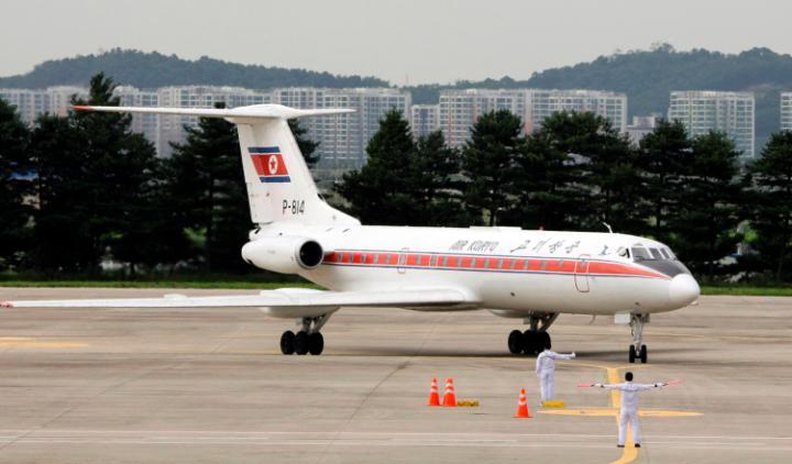 An Air Koryo plane in Pyeongyang. Credit: GETTY
