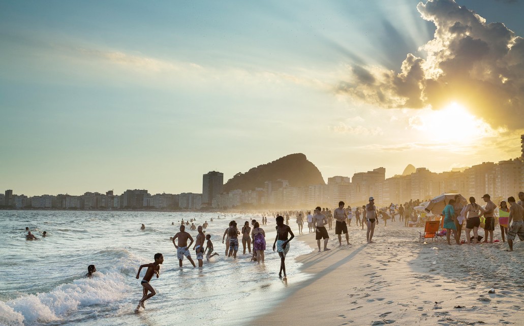 Copacabana Beach, Rio De Janeiro, Brazil