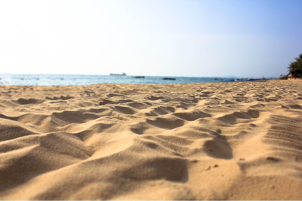 The specific golden sand of Dai Beach – Picture: Daniel Liu