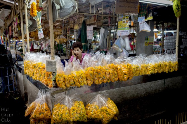 Inside the flower market