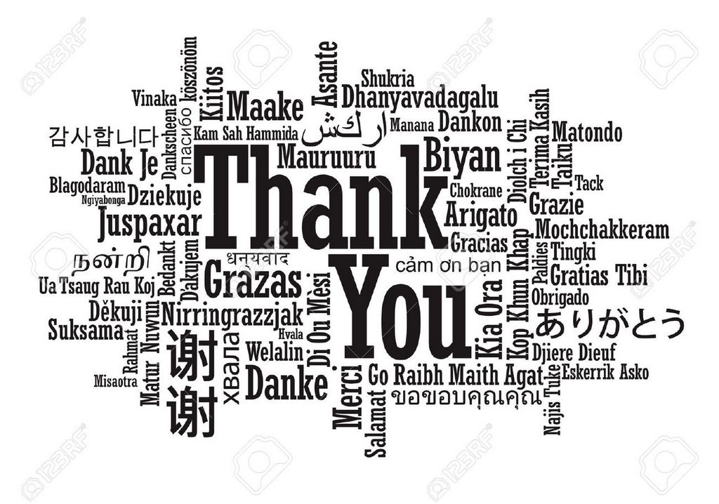 7. We can say “thank you” in many languages