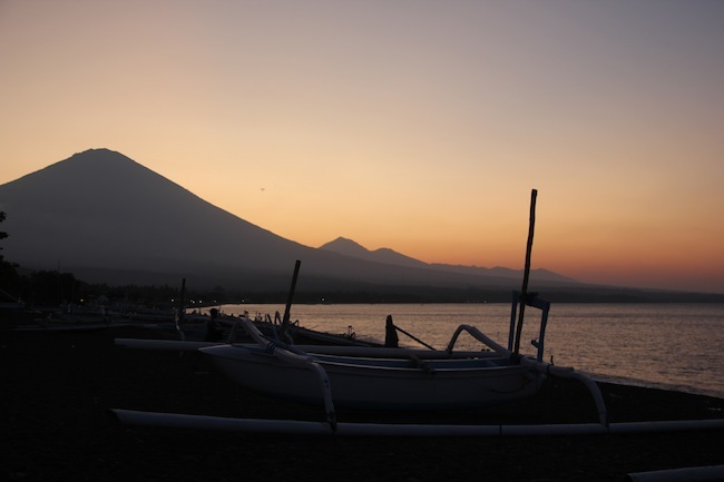Boat in dawn