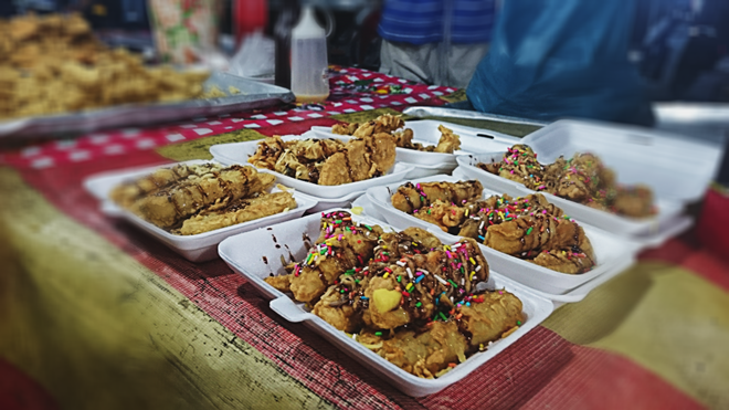 Fried banana Langkawi Night Market