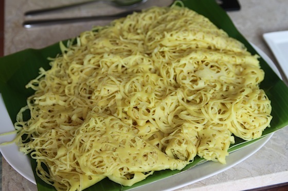 Roti jala malaysian dish