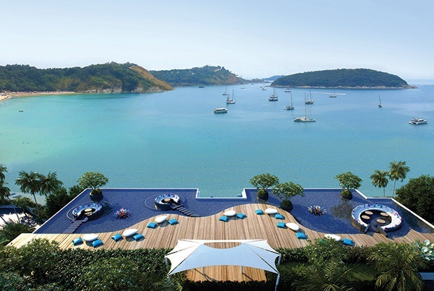 The Nai Harn's 50-meter rooftop deck