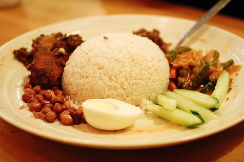 nasi lemak malaysian