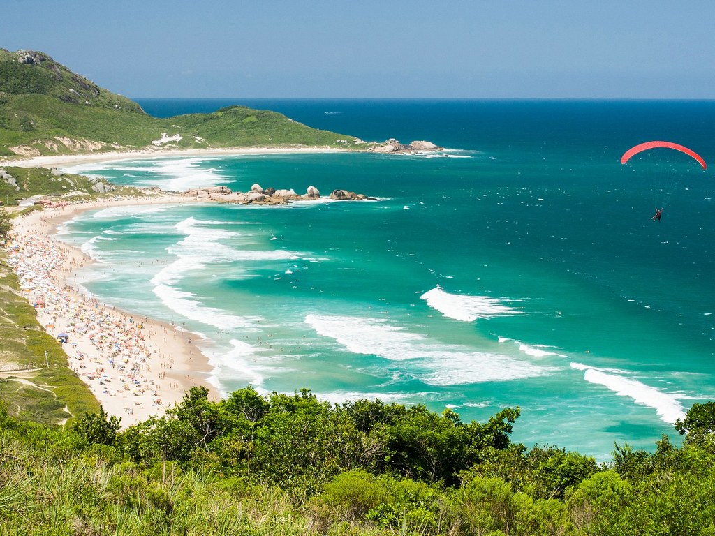 praia mole florianopolis brazil
