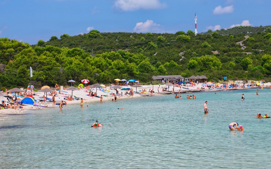saharun beach dugi island croatia