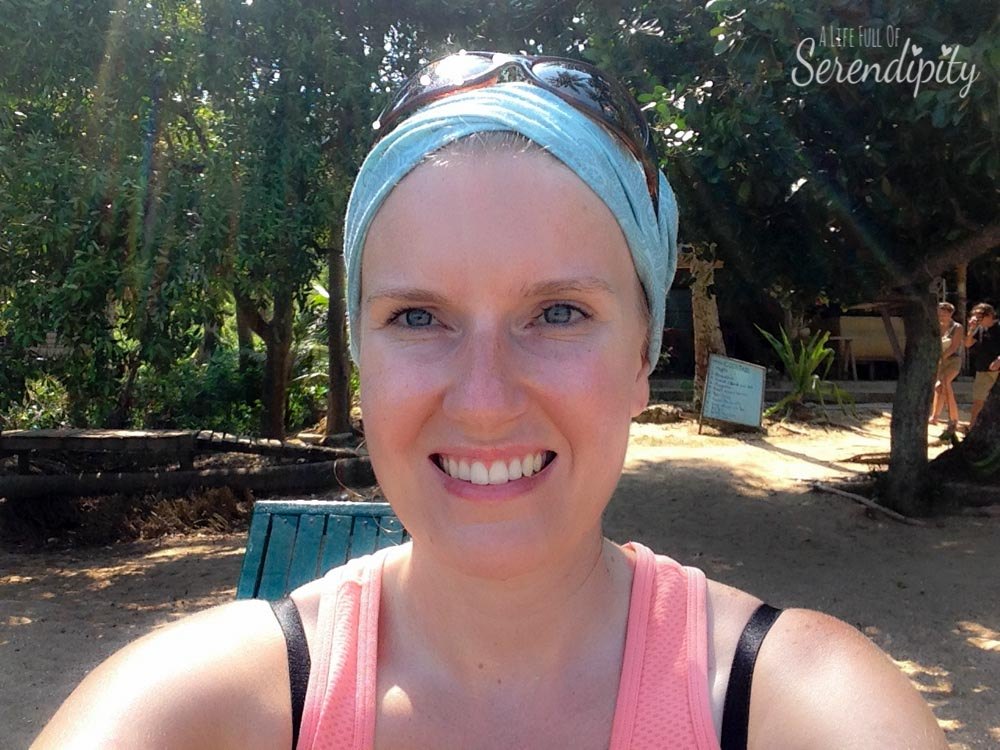 selfie in koh tonsay combodia