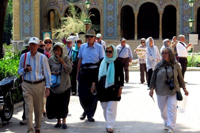 Visitors in Iran – Photo: AFP