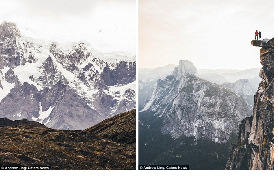 16 stunning photos of epic landscapes with one solitary person gazing at the view 13