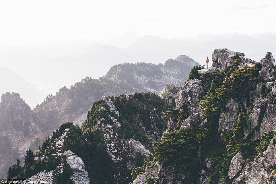16 stunning photos of epic landscapes with one solitary person gazing at the view 15