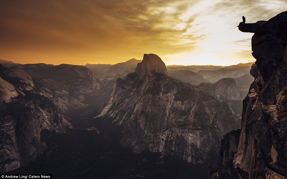 16 stunning photos of epic landscapes with one solitary person gazing at the view 2