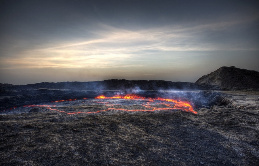 Afar Depression Ethiopia dangerous places in the world