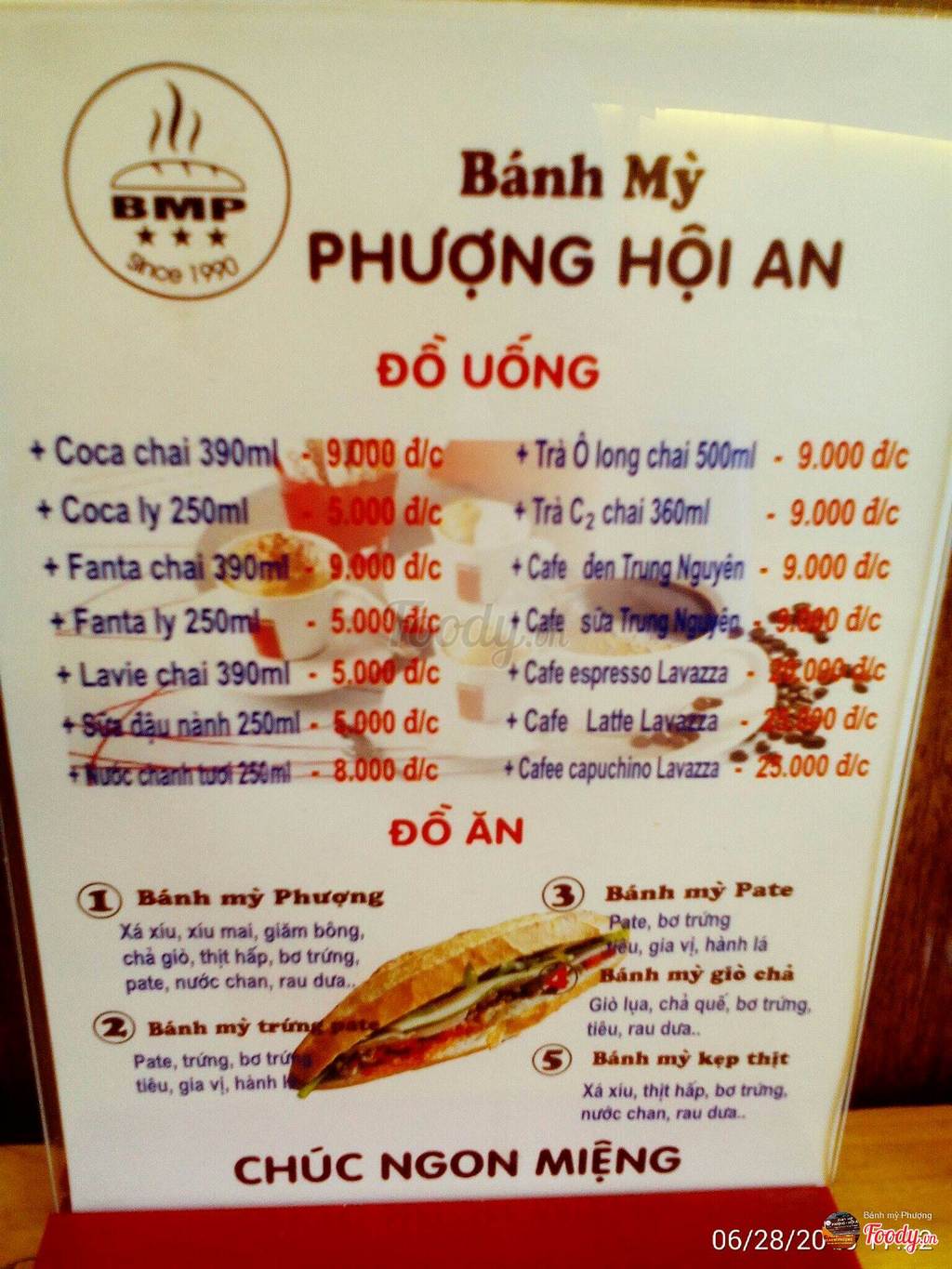 Banh mi Phuong menu hoi an tips foody