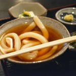 One noodle in a bowl — A treat from Tawaraya, Kyoto