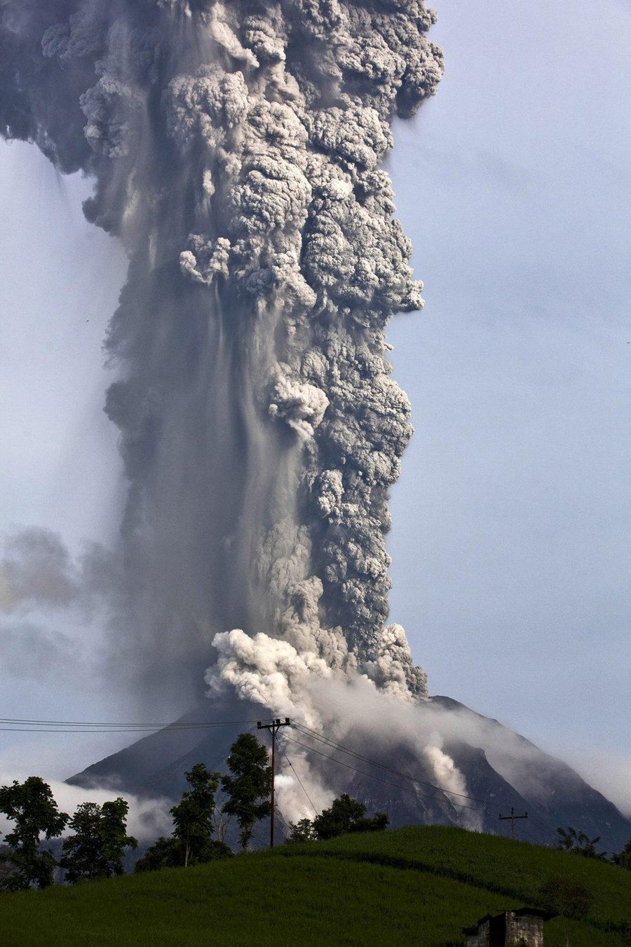 Sinabung Volcano Indonesia dangerous places in the world 4