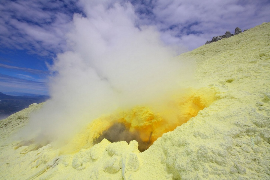 Sinabung Volcano Indonesia dangerous places in the world