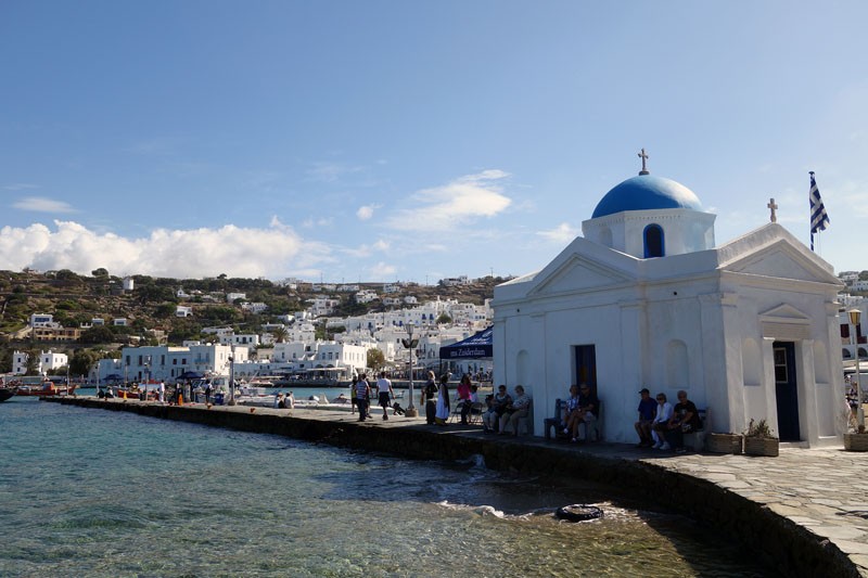 mykonos-catholic church in greece travel guides