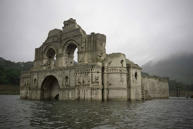 400-Year-Old Colonial Church Emerges From Waters In Mexico