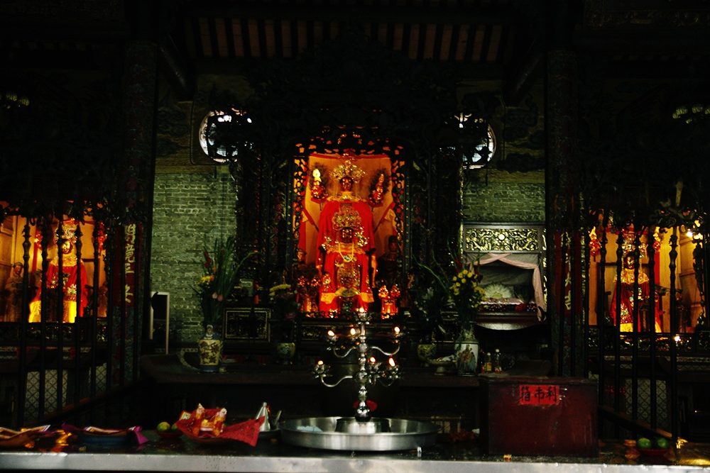 The statue of Thien Hau in the main shrine thien hau pagoda ho chi minh city vietnam 4