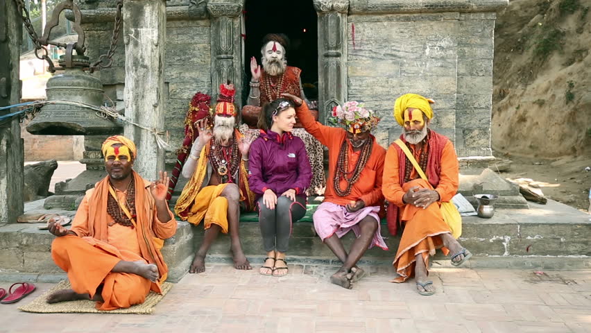 Sadhu Holy Men Kathmandu Nepal