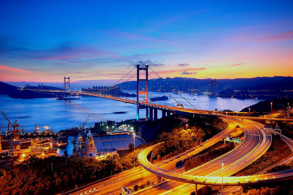 Tsing Ma Bridge hong kong