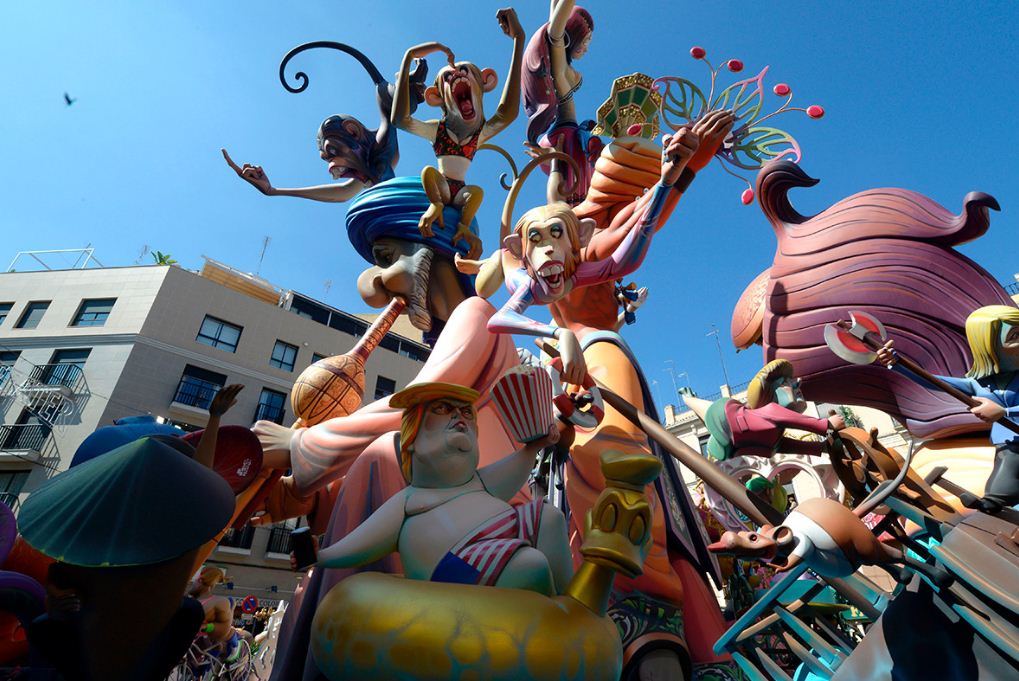 Las Fallas valencia 2017 spain
