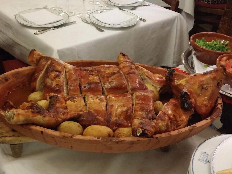 Roast Suckling Pig at Sobrino de Botín: The World's Oldest Restaurant