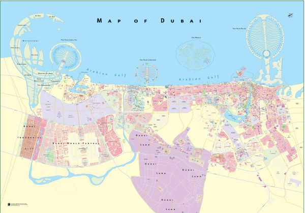 map of dubai