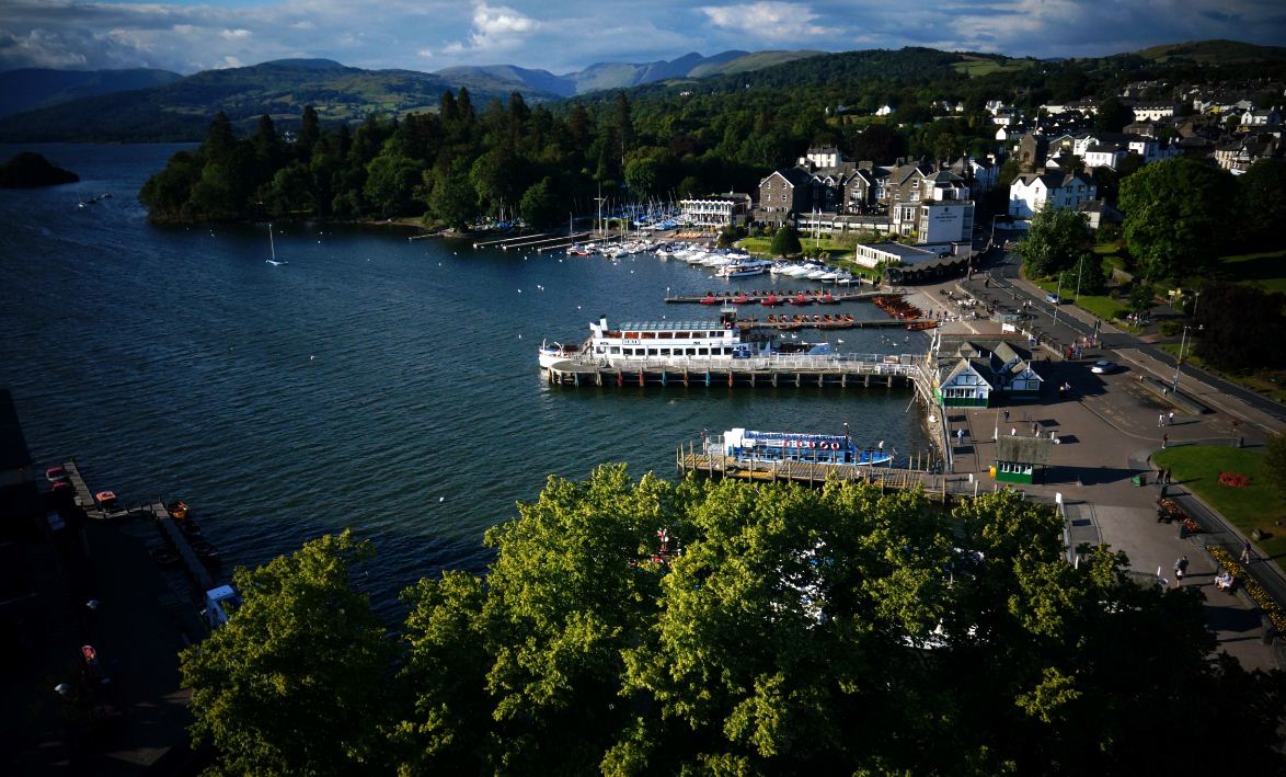 Bowness-on-Windermere town england