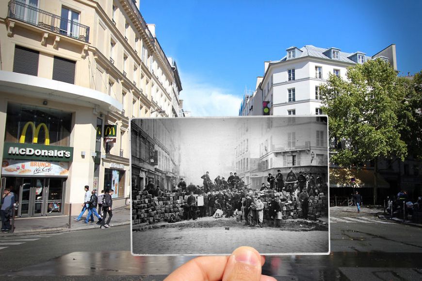paris old and now history photos pictures 1