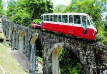 Take a ride up the Penang hill in this historic funicular train.