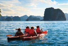 halong bay kayaking