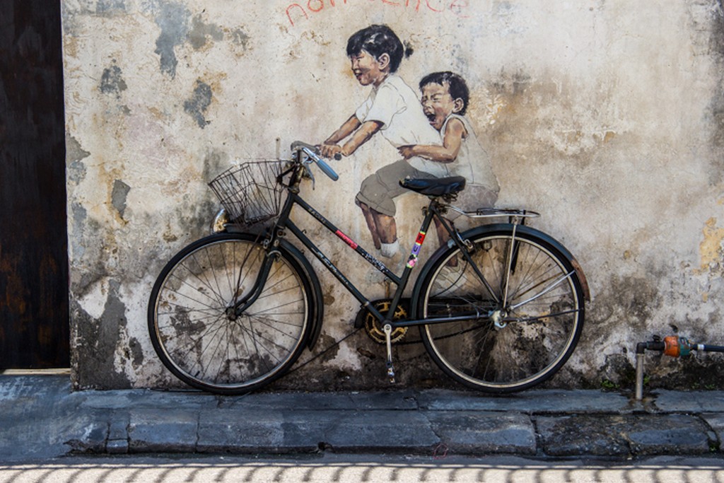 Street wall art, George town, Penang, Malaysia