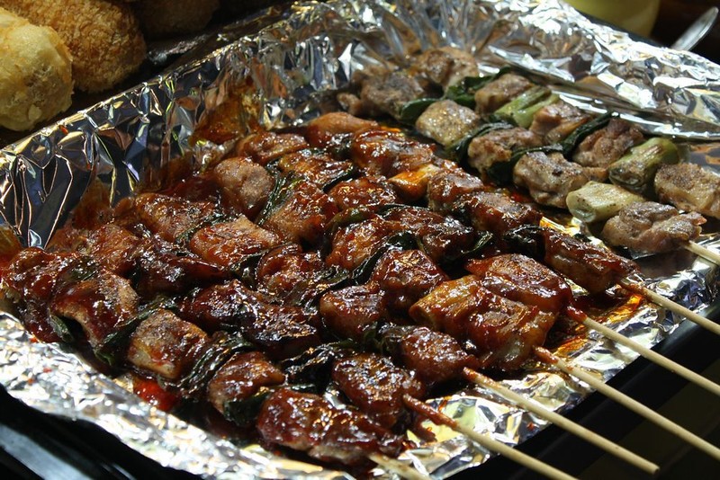 Korean barbecue, street food, seoul, korea