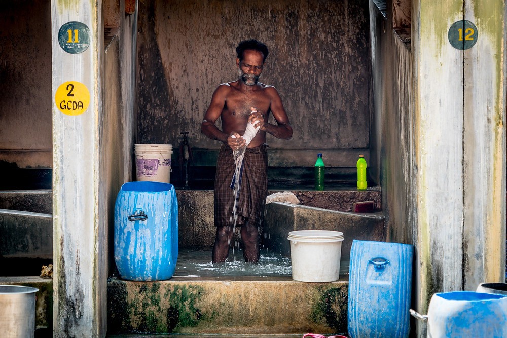 laundry, everyday life, Kerala, India 
