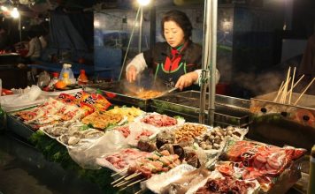 street food, seoul, korea