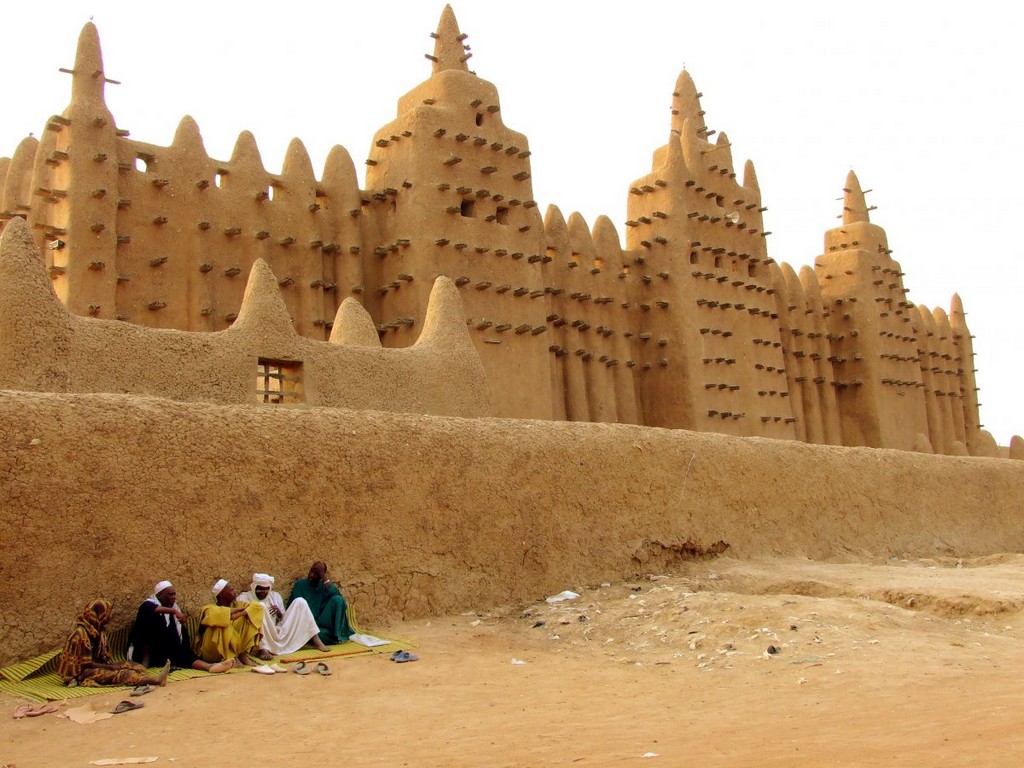 Great Mosque of Djenné in Mali, architectural masterpieces