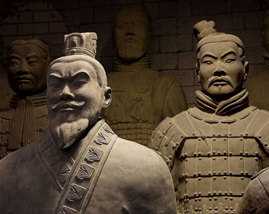 soldiers in qin shi huang tomb