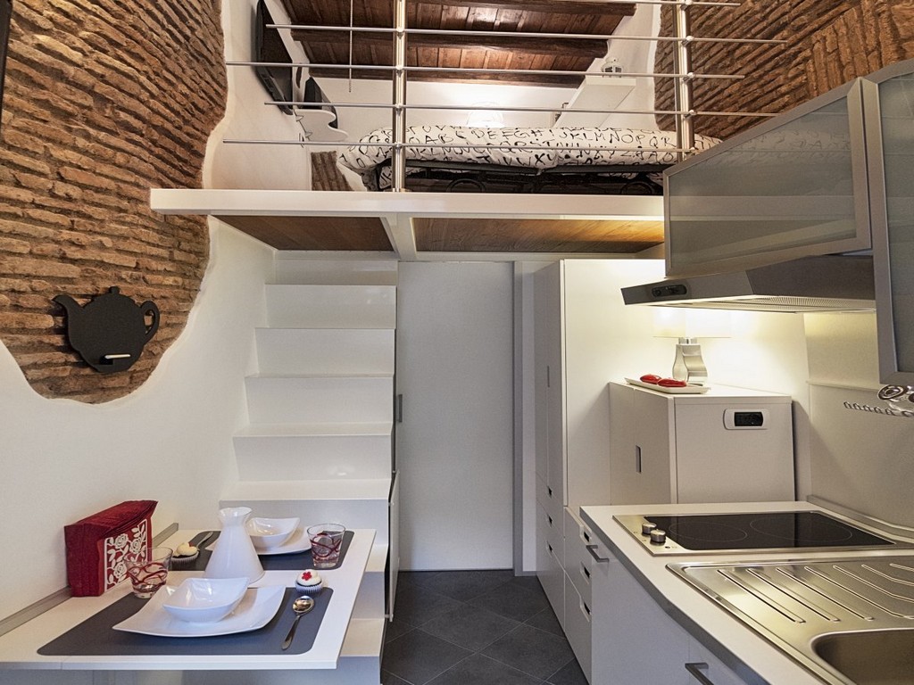 75-square-foot-house, Rome, Italy, tiny homes
