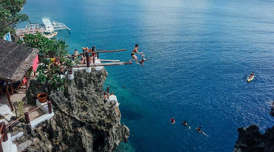 Ariel point cliff diving cliff-diving-boracay things to do