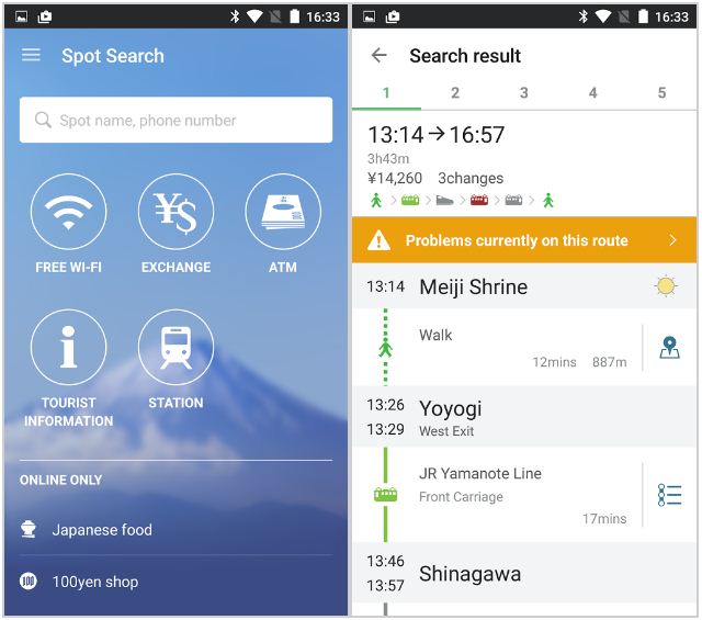 Japan Travel Route Map JR app best japanese language app, learn japanese app iphone 2