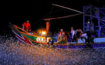 Exploring the art of fire fishing in Taiwan sulfuric fire fishing in Jinshan taiwan (21)