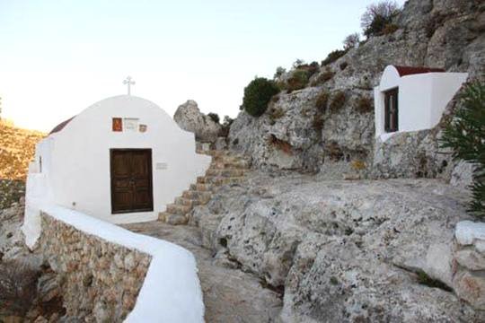 The old houses in archaeological relic in Palaiokastro Greece travel spots