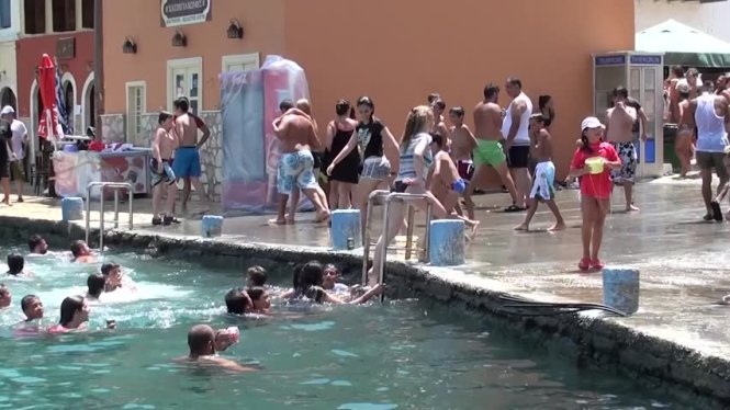 Water Festival in Kastellorizo Greece