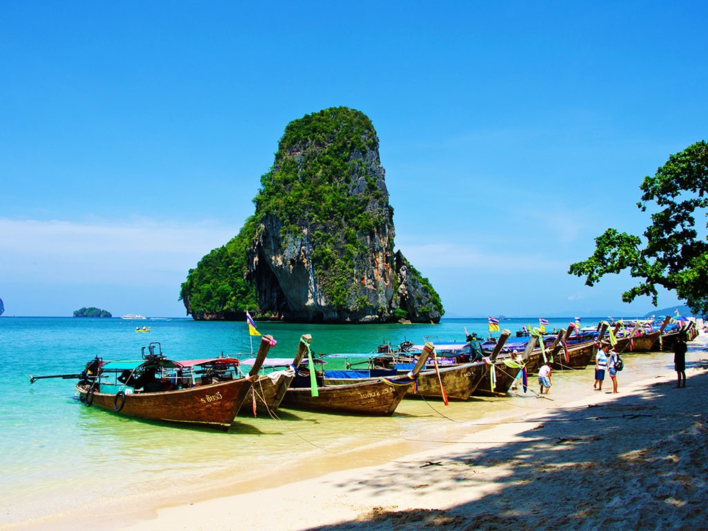 phra nang beach thailand