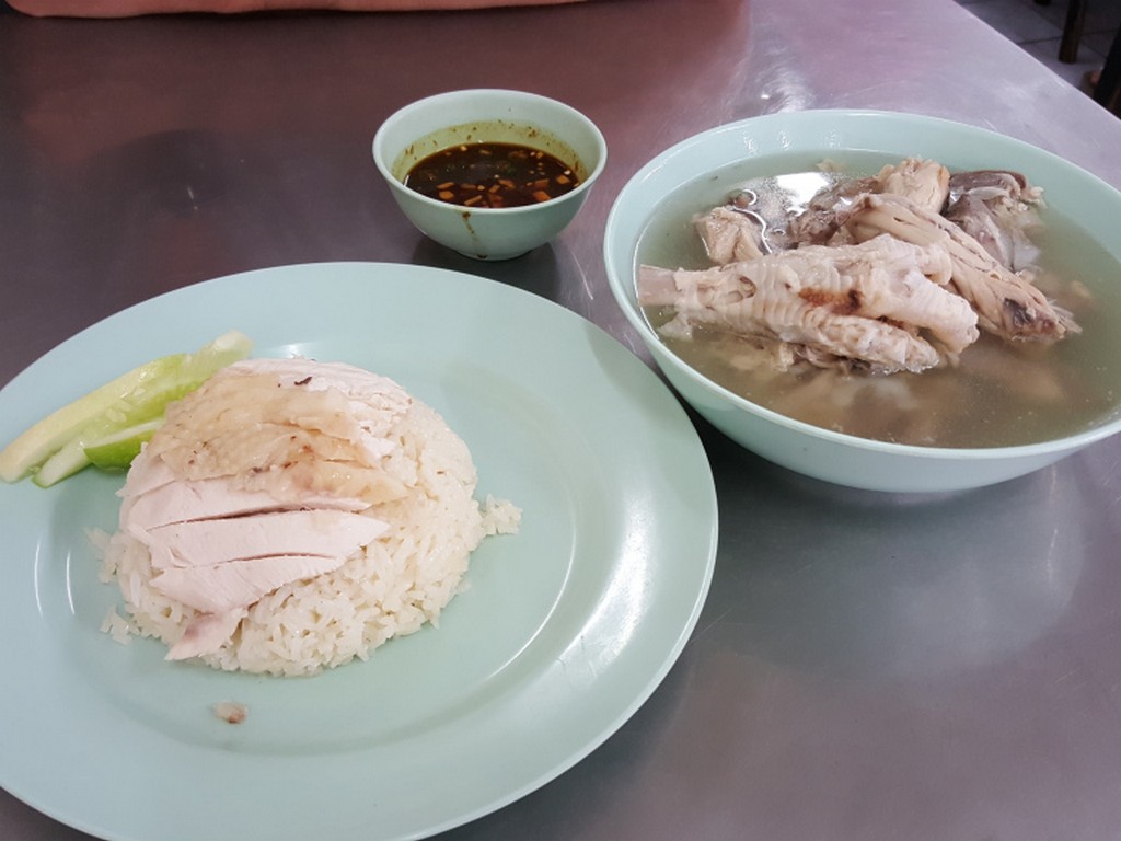 pratunam chicken rice bangkok, thailand