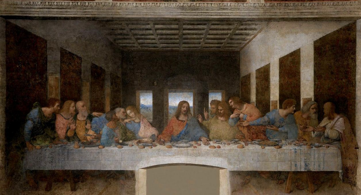 Leonardo da Vinci, The Last Supper, Santa Maria delle Grazie, Milan, Italy